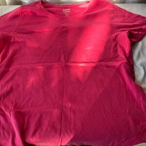 Avenue Women’s Fascia Pink Cotton Tee